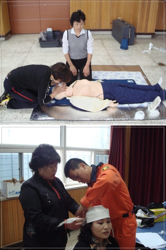 여성의용소방대 응급처치 경연대회 준비 한창.jpg