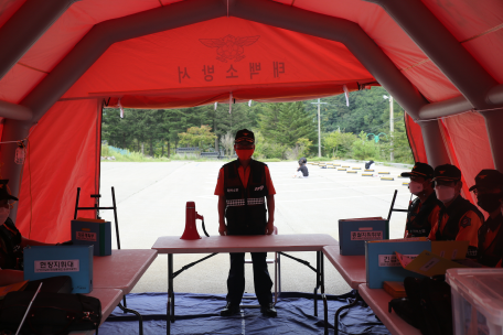 태백소방서, 긴급구조통제단 기능숙달 도상훈련 실시